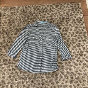 J McLaughlin Striped Button-Up Shirt